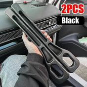 Black Car Seat Gap Filler Side Seam Plug Strip Leak-proof Filling Strip For All Car Model Wallet Phone Holder Accessories 5