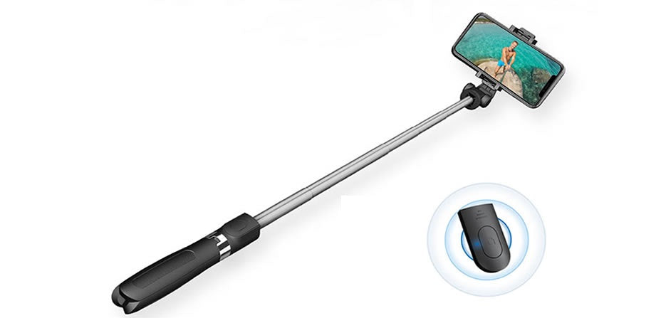 NovaGrip Selfie Stick With Tripod And Auto Balance Gimbal Stabilizer For Phones, Stable Horizontal Shots On The Go