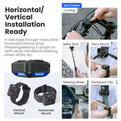 Bluetooth Wireless Remote Control For Insta360 X5/X4/Ace Pro 2 For GoPro Hero 13/12/10 With Wrist Strap Sport Camera Accessories 5