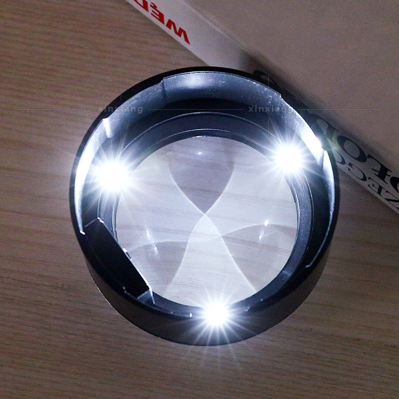 BowLift LED Magnifying Glass with Light for Reading and Crafts, Hands-Free Design, Premium K9 Lens 2