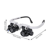 BowLift LED Magnifying Glasses with Light | 8x to 23x Magnification for Enhanced Vision 2