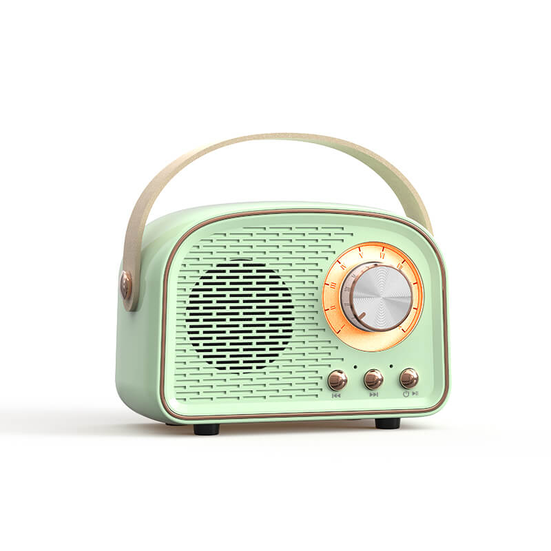 BowLift Retro Round Bluetooth Speaker | Stylish Audio Experience with Bluetooth 5.0 7