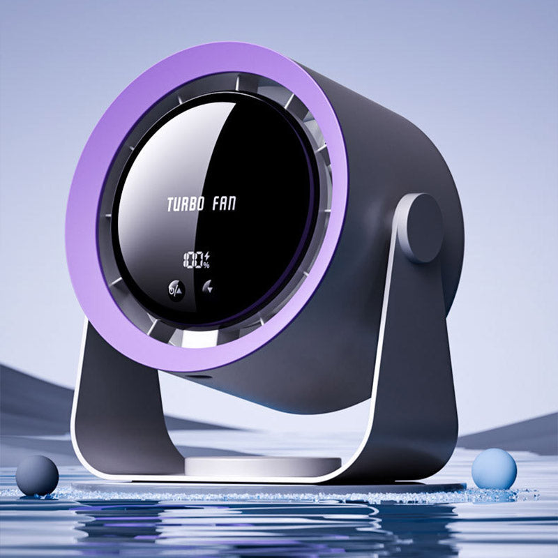BowLift | Quiet USB Desk Fan with Digital Display for Compact Cooling 1