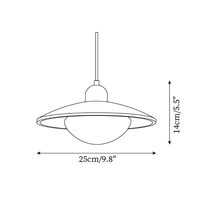 Suspension en verre travertin beige, 25 cm, luminaire de plafond élégant pour intérieurs et maisons modernes