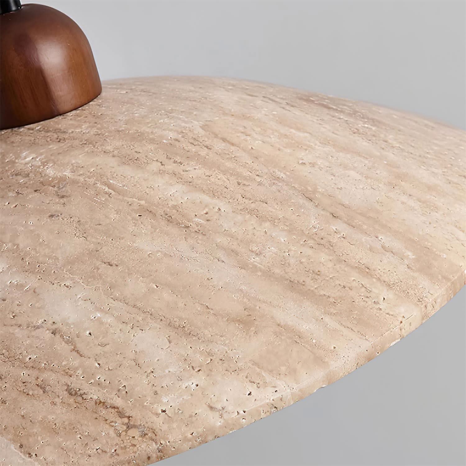 Suspension en verre travertin beige, 25 cm, luminaire de plafond élégant pour intérieurs et maisons modernes