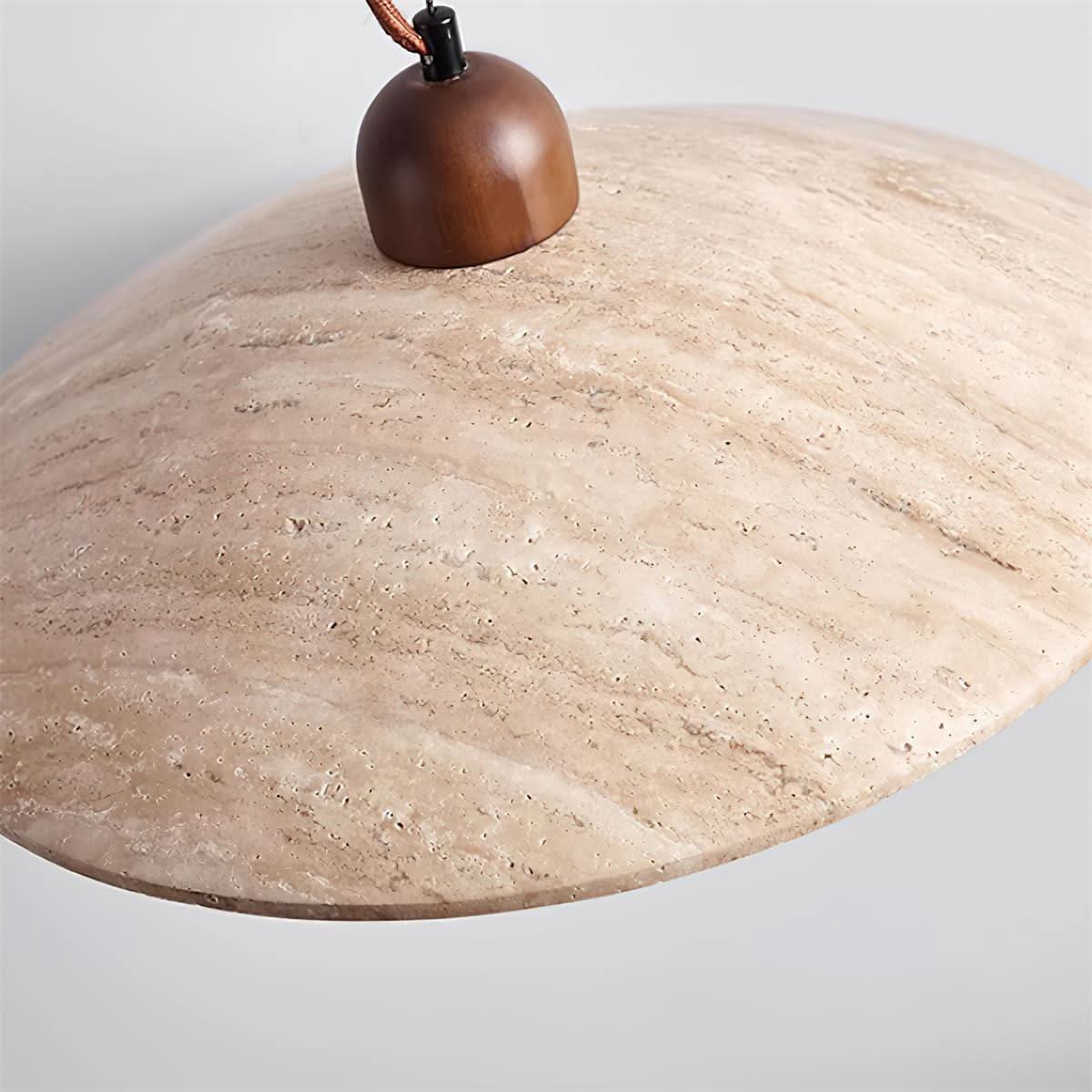 Suspension en verre travertin beige, 25 cm, luminaire de plafond élégant pour intérieurs et maisons modernes