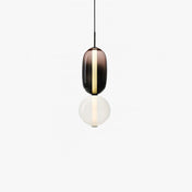 Modern Colorful Glass LED Pendant Light With Vibrant Glass Shade and Sleek Contemporary Design