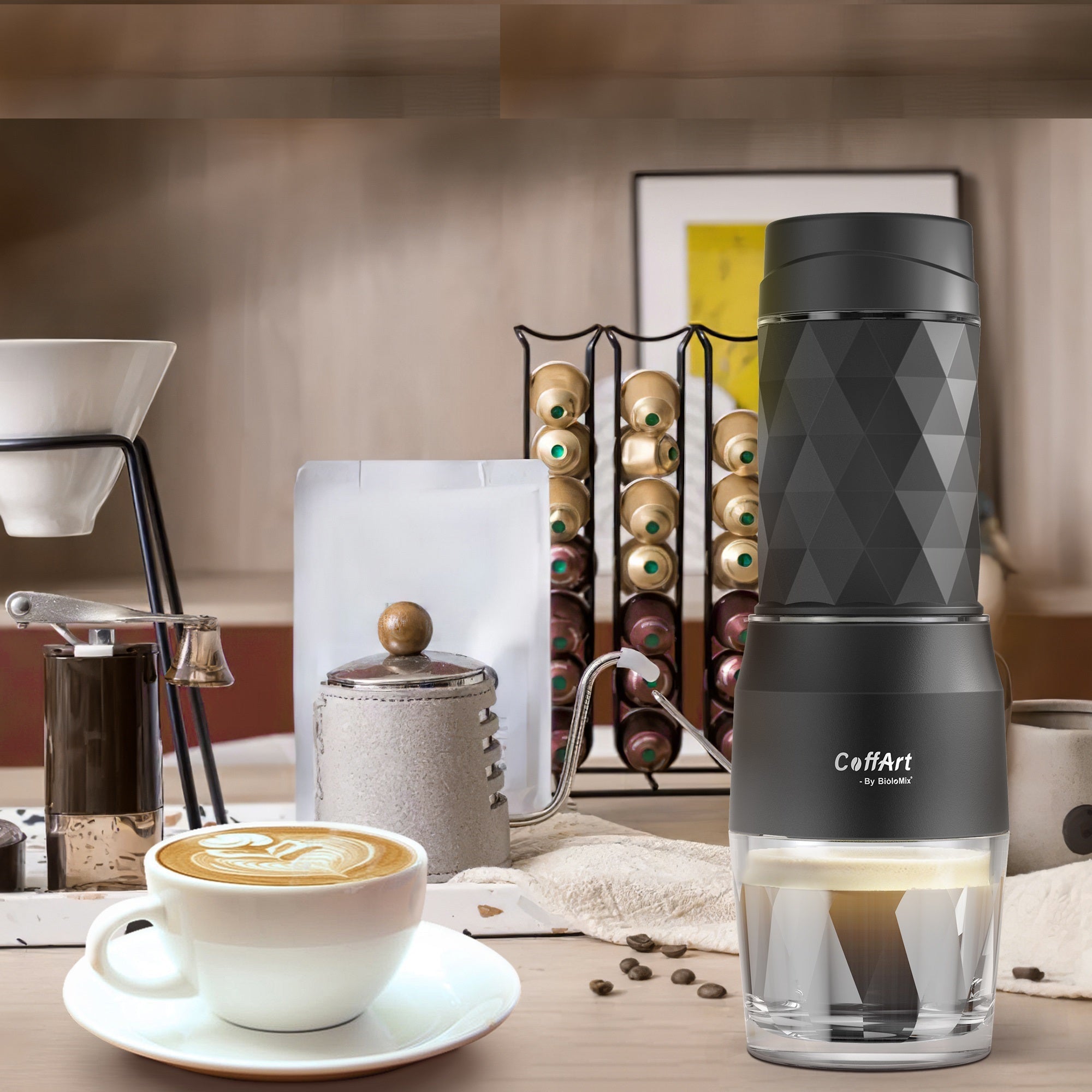 Cafetière Portable Pour Camping Et Voyage Compagnon De Préparation Pour Matins En Plein Air
