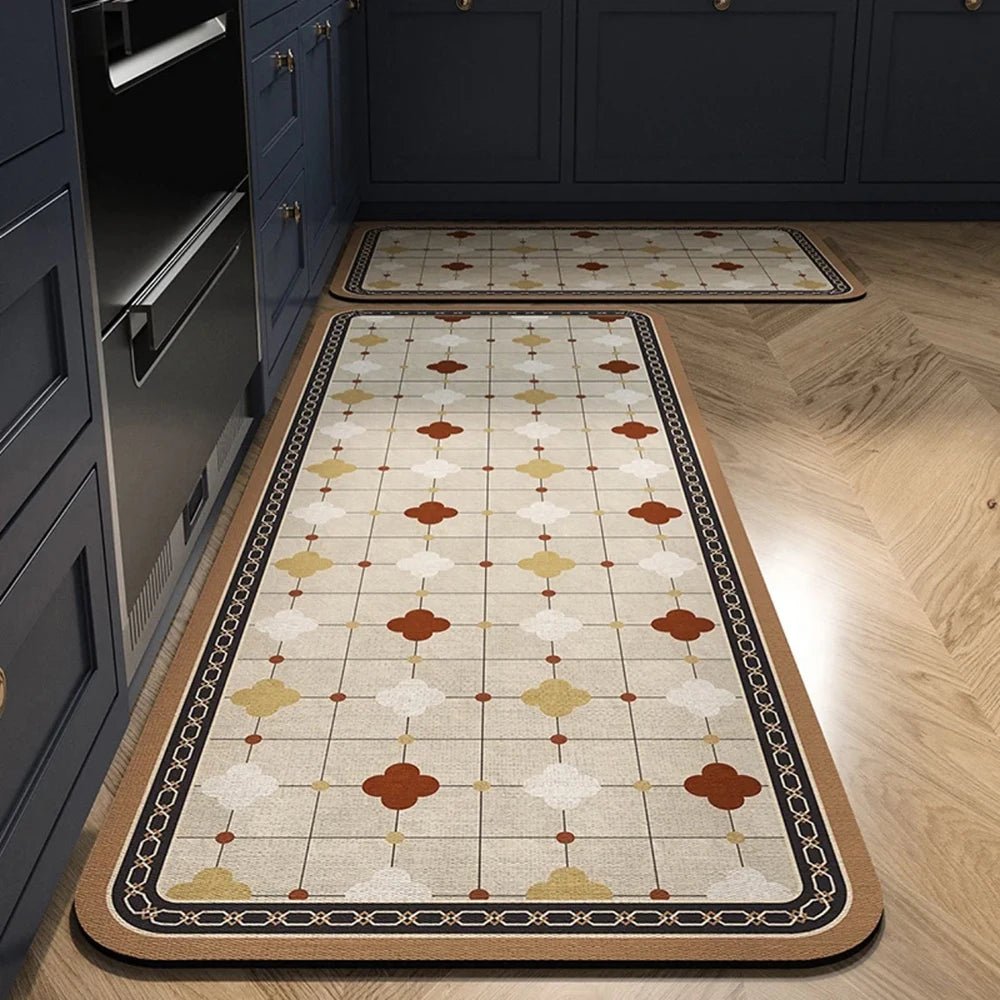 Non Slip Crystal Velvet Kitchen Floor Mat For Everyday Home Use In Busy Kitchens And Corridors