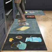 Non Slip Crystal Velvet Kitchen Floor Mat For Everyday Home Use In Busy Kitchens And Corridors