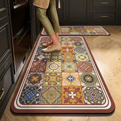 Non Slip Crystal Velvet Kitchen Floor Mat For Everyday Home Use In Busy Kitchens And Corridors