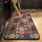 Non Slip Crystal Velvet Kitchen Floor Mat For Everyday Home Use In Busy Kitchens And Corridors