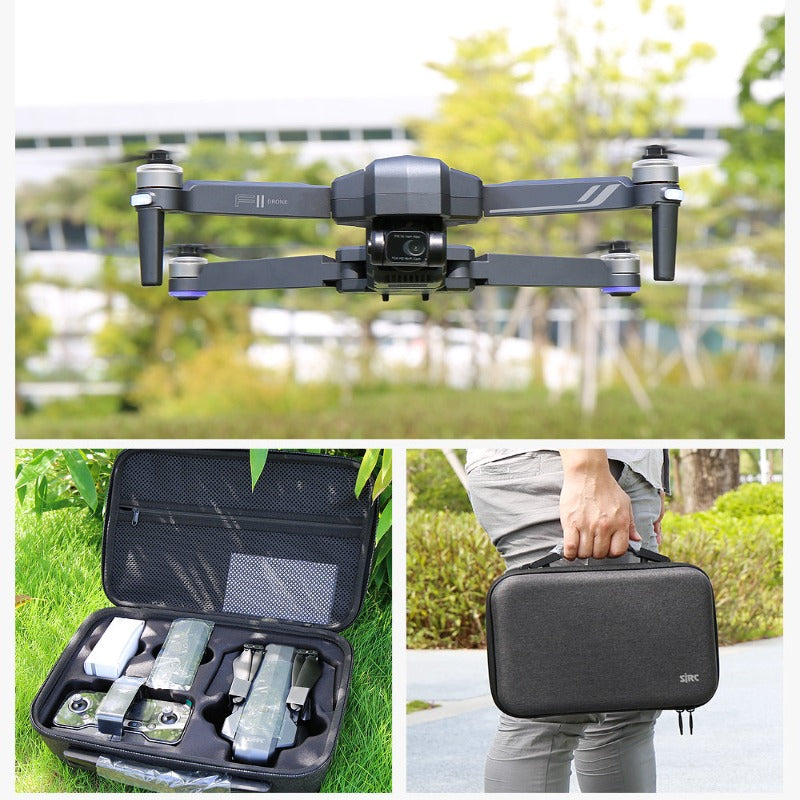 NovaVista F11S Pro GPS-drone med 4K-kamera, 2-aksers gimbal, foldbar quadcopter, 3000 m rækkevidde, intelligente flyvetilstande