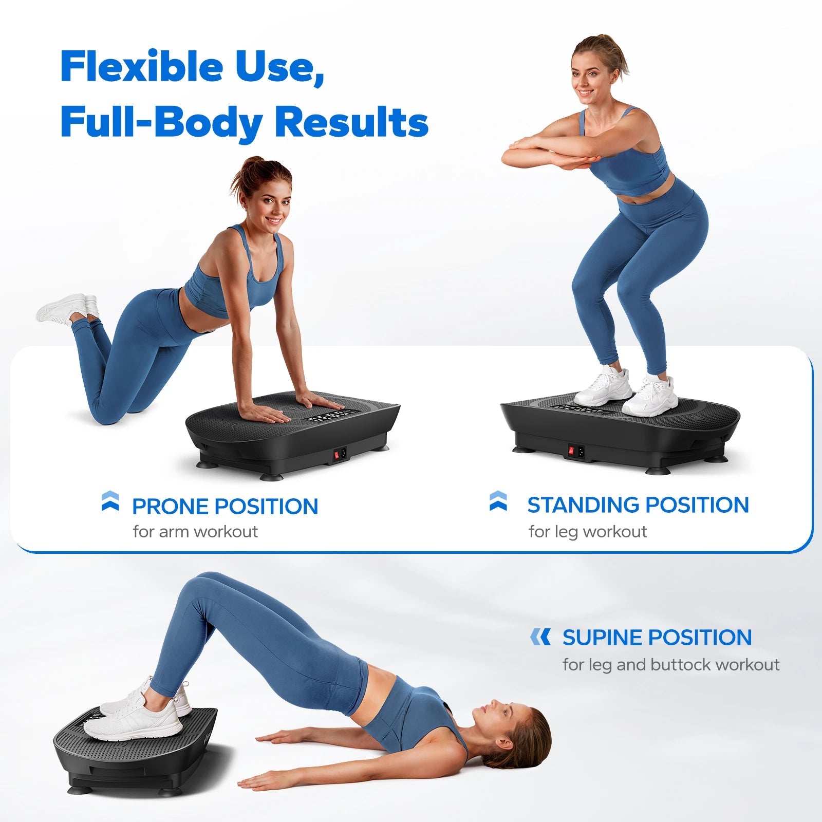 CV30 Curved Portable Slim Vibration Plate for Beginners 2