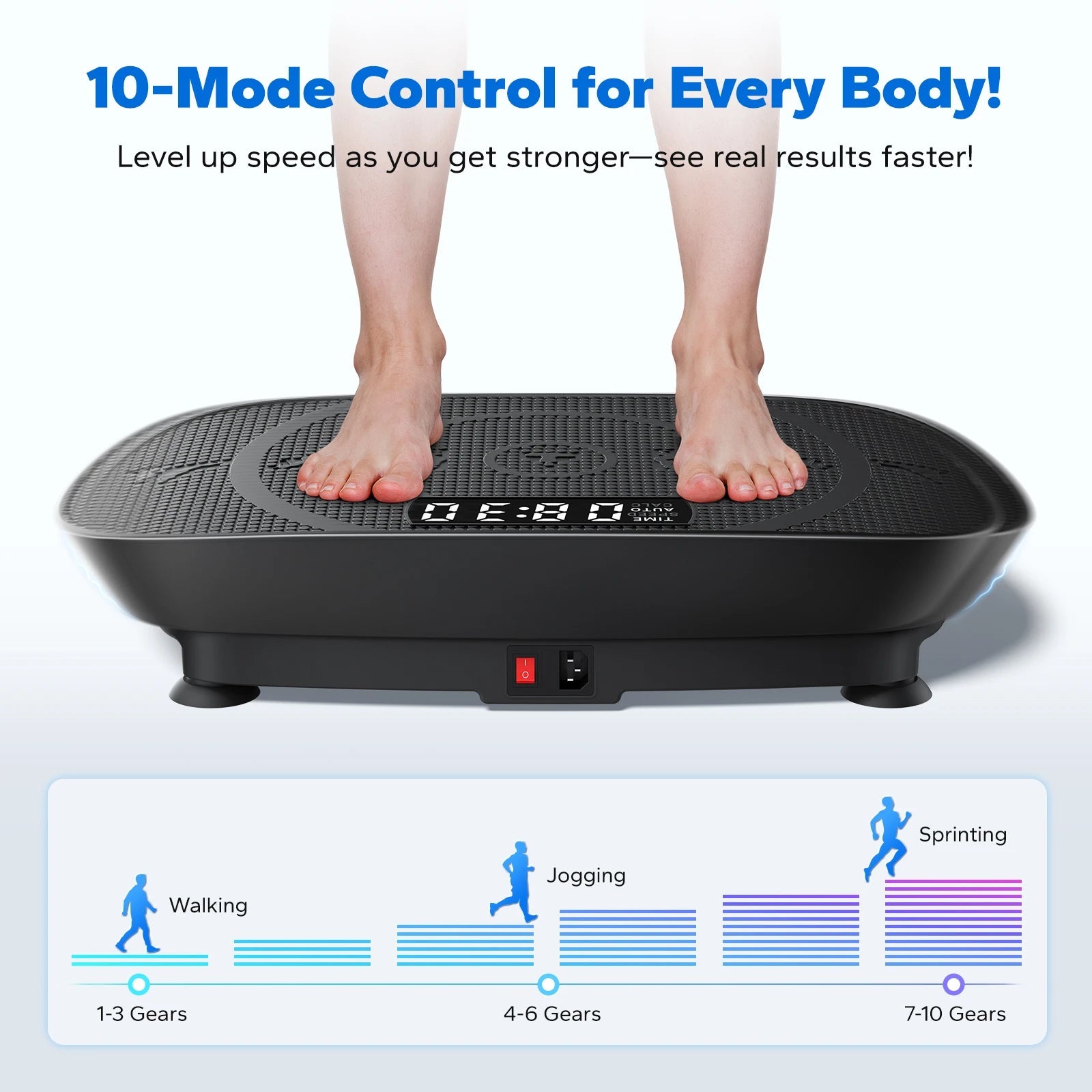 CV30 Curved Portable Slim Vibration Plate for Beginners 3