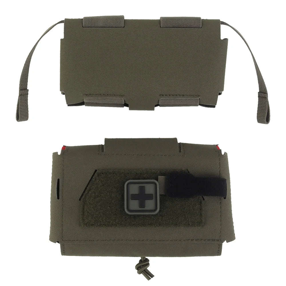 Camo Style MD2 Compact Trauma Kit Tactical IFAK Medical First Aid Pouch Outdoors Hunting Camping Patrol Survival Equipment 4