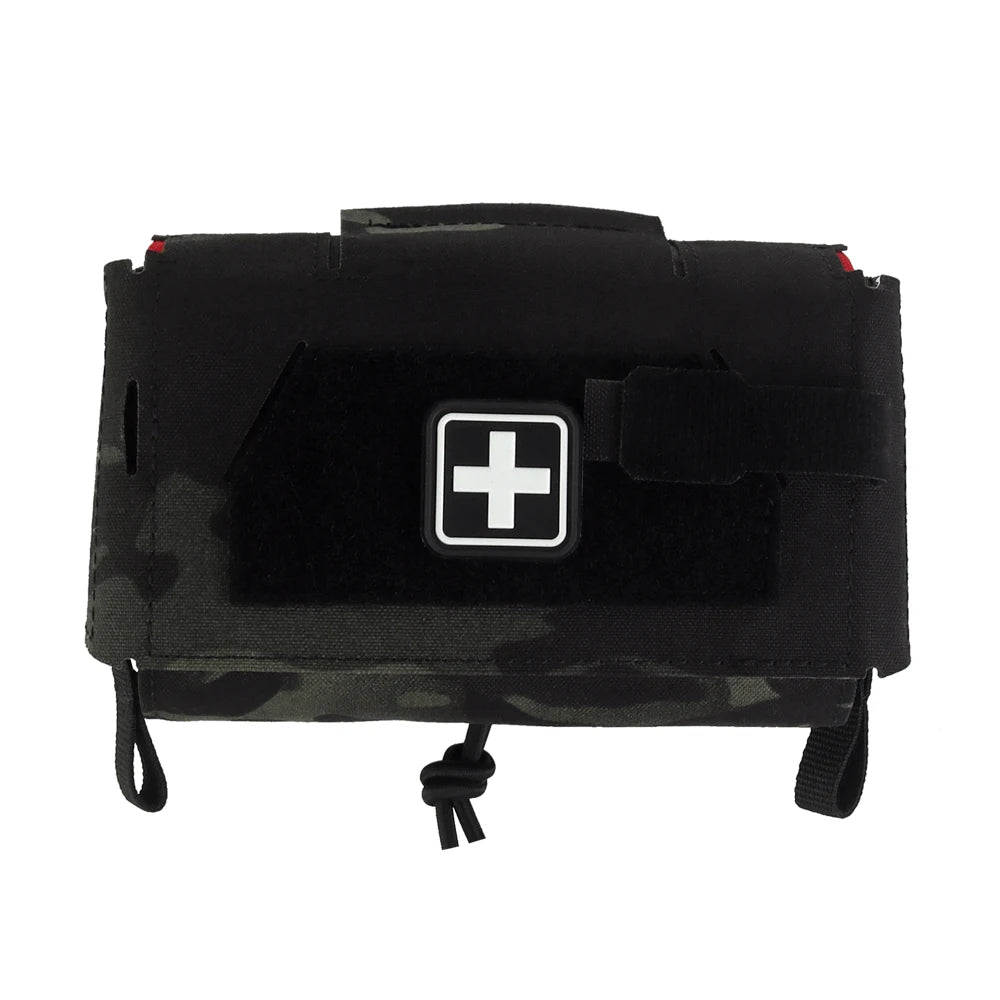 Camo Style MD2 Compact Trauma Kit Tactical IFAK Medical First Aid Pouch Outdoors Hunting Camping Patrol Survival Equipment 9