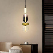 Modern Colorful Glass LED Pendant Light With Vibrant Glass Shade and Sleek Contemporary Design