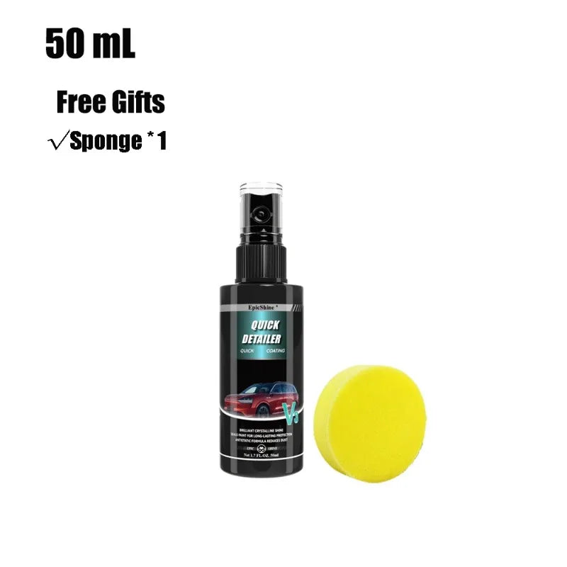 Car Ceramic Quick Detailer&Coating Spray Nano Hydrophobic Polish Scratch Repair Remover Paint Protection Crystal Wax  Auto Clean 9