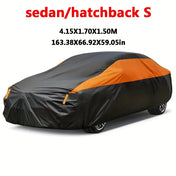 Car Covers Outdoor Waterproof Sun Rain Snow Protection UV Auto Cover Universal SUV/Sedan 190T Car Protective Full Covers 12