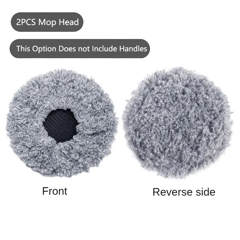 Car Washer Mop Foam Wash Brush Double Brush Head Roof Window Cleaning Maintenance Three-Section Telescopic Mop Car Accessories 8