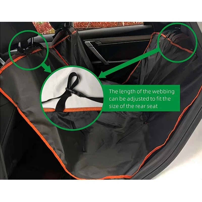 Car seat cover, upgrade your car seat with this waterproof and scratch resistant dog hammock cover! 2