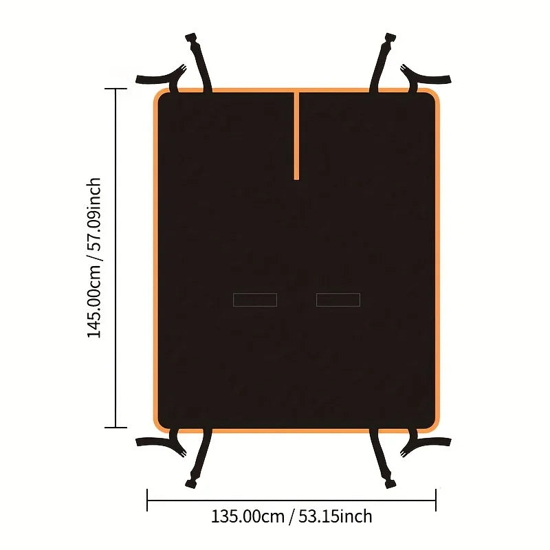 Car seat cover, upgrade your car seat with this waterproof and scratch resistant dog hammock cover! 5