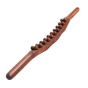 Carbonized Wood Lymphatic Drainage Massager Wooden Gua Sha Massage Stick Neck Back Relaxation Guasha Tool Body Anti Cellulite 7