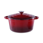 Cast Iron Pot with Enameled Finish and 2L Capacity 1