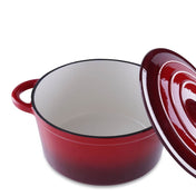 Cast Iron Pot with Enameled Finish and 2L Capacity 3