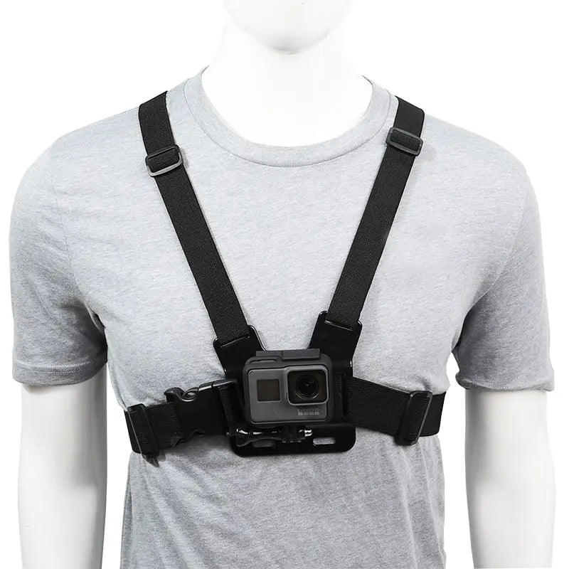 Chest Strap Mount Belt for Gopro Hero 9 8 7 6 5 4 Insta360 R X2 DJI OSMO Action Camera Harness for Go Pro SJCAM EKEN Accessories 0