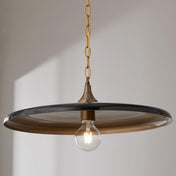 Variant image for Vintage Black Pendant Light | Adjustable Kitchen Pendant Lighting | Modern Hanging Light Fixture | Pendant Lighting for Kitchen Island | Indoor Brass Lamp - Zardee-3