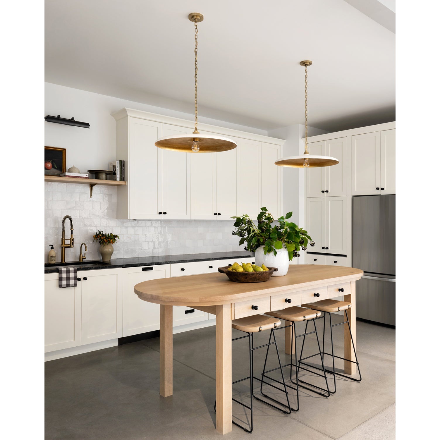 Vintage Black Pendant Light | Adjustable Kitchen Pendant Lighting | Modern Hanging Light Fixture | Pendant Lighting for Kitchen Island | Indoor Brass Lamp - Zardee 3