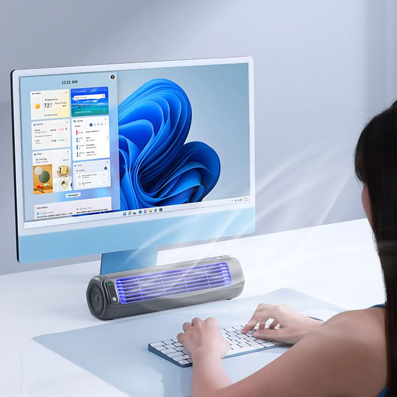 Cordless Rechargeable Portable Air Conditioner Fan For Personal Cooling At Home Or Office Anywhere You Need