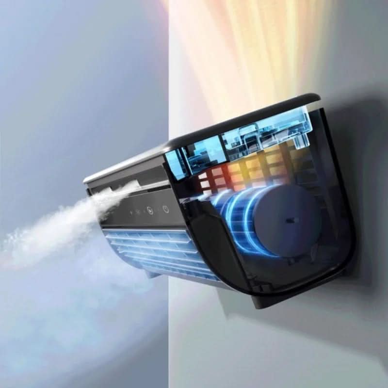 Cordless Rechargeable Portable Air Conditioner Fan For Personal Cooling At Home Or Office Anywhere You Need