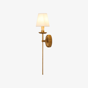 Antique Wall Sconce | Elegant Wall Light Fixture | Vintage Indoor Lamp | Candle Style Wall Lights | Brass Finish Sconces - Zardee 1