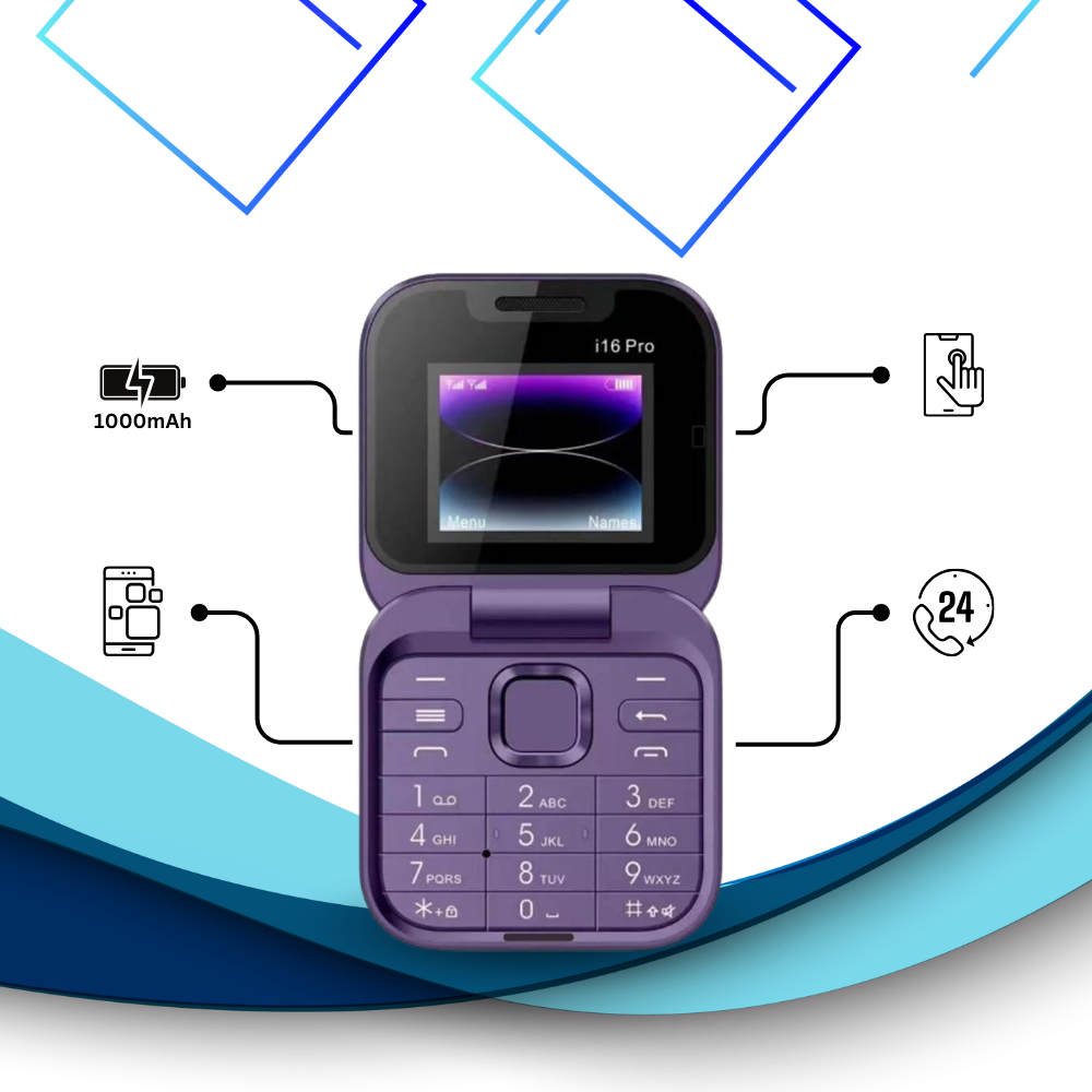 Compact Dual SIM Folding Mobile Phone with HD Camera & Music Player 4
