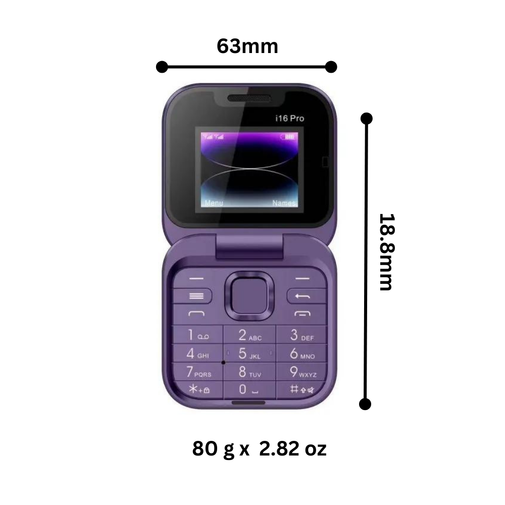 Compact Dual SIM Folding Mobile Phone with HD Camera & Music Player 7