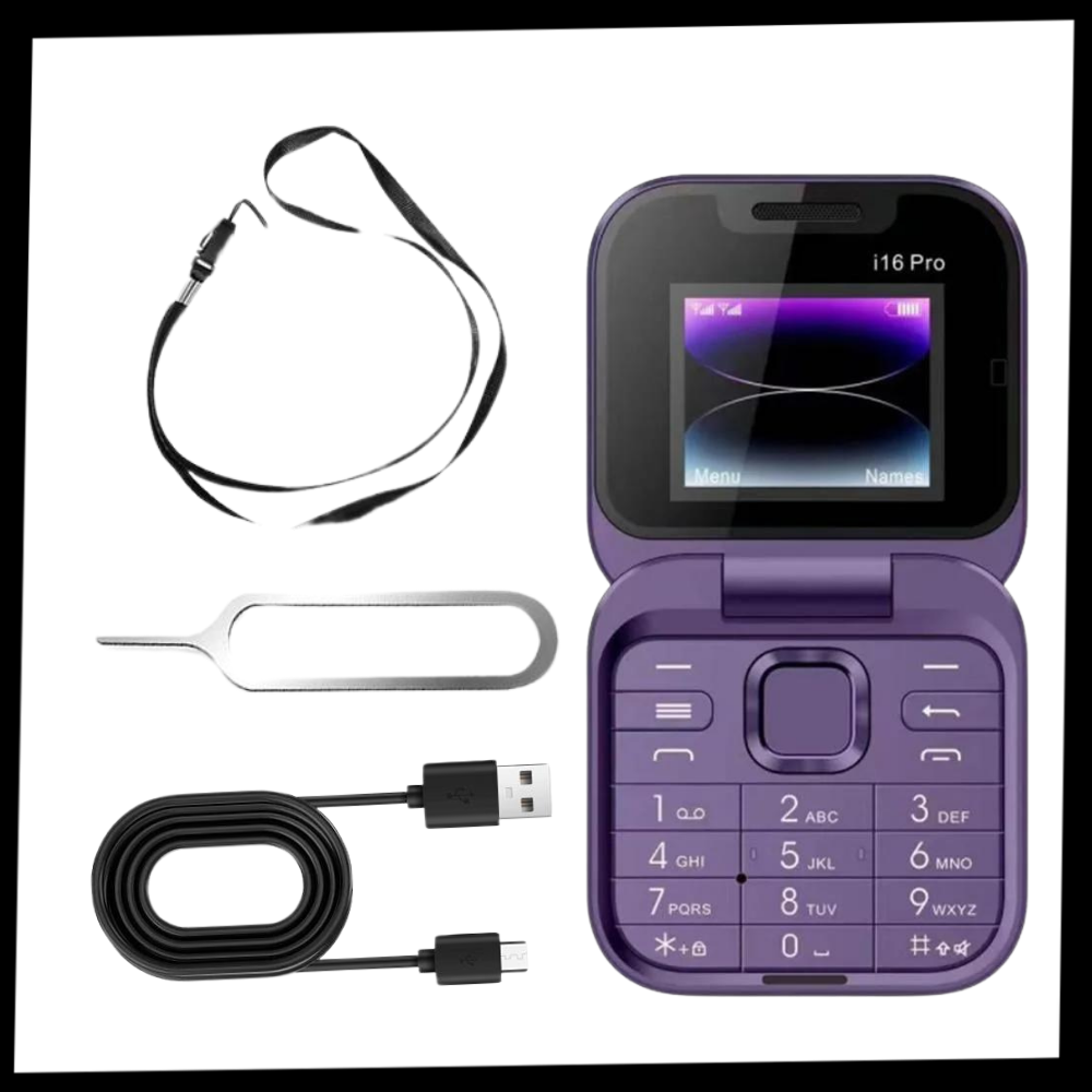 Compact Dual SIM Folding Mobile Phone with HD Camera & Music Player 8