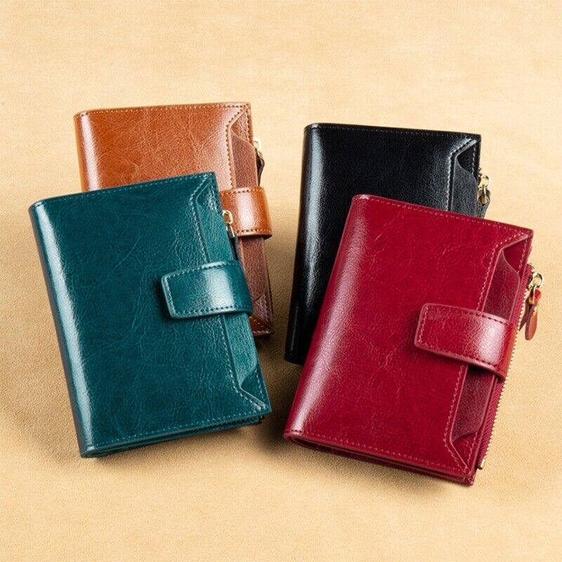 Compact Multi-Functional Leather Wallet – RFID Blocking 1