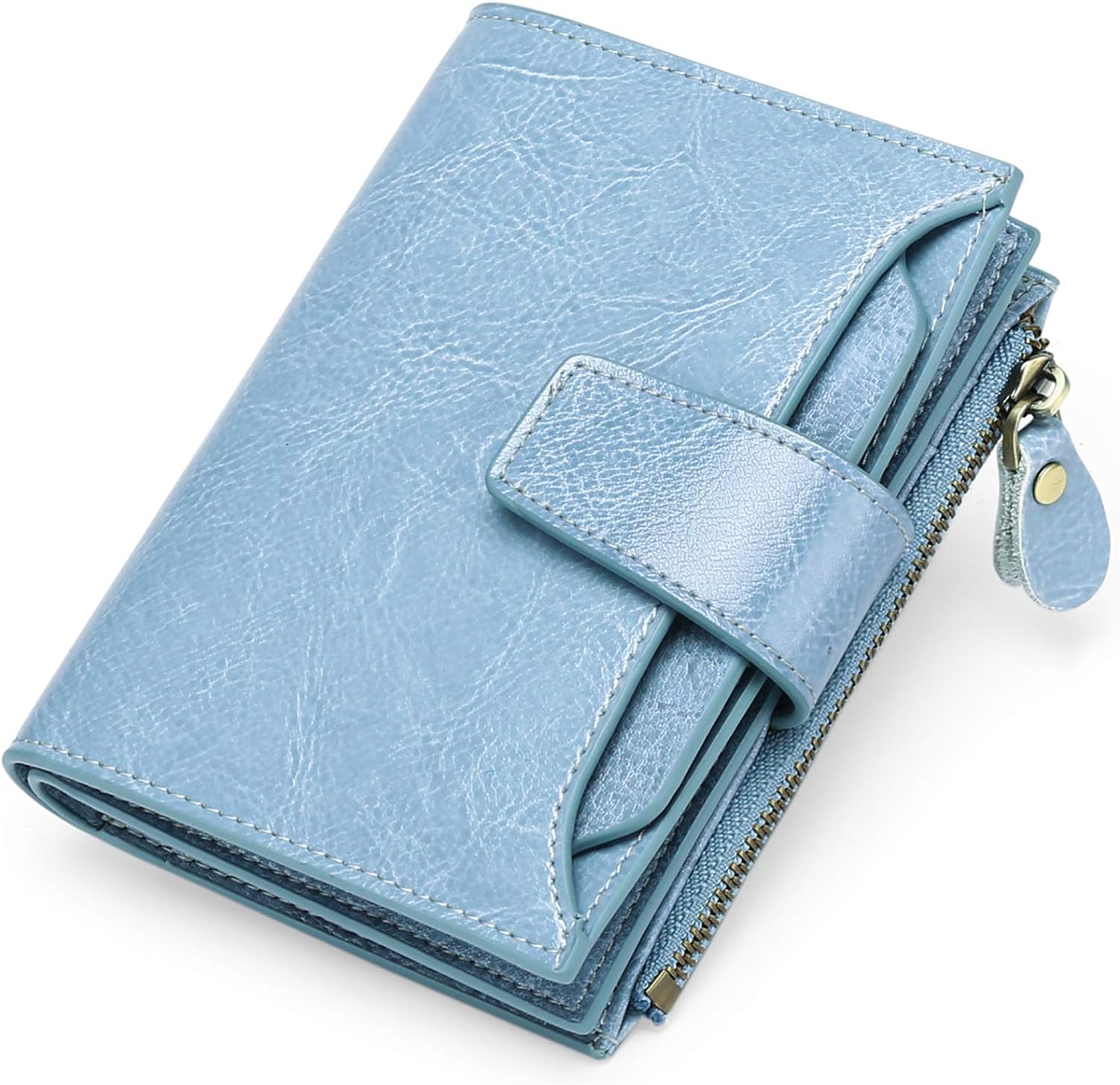 Compact Multi-Functional Leather Wallet – RFID Blocking 14