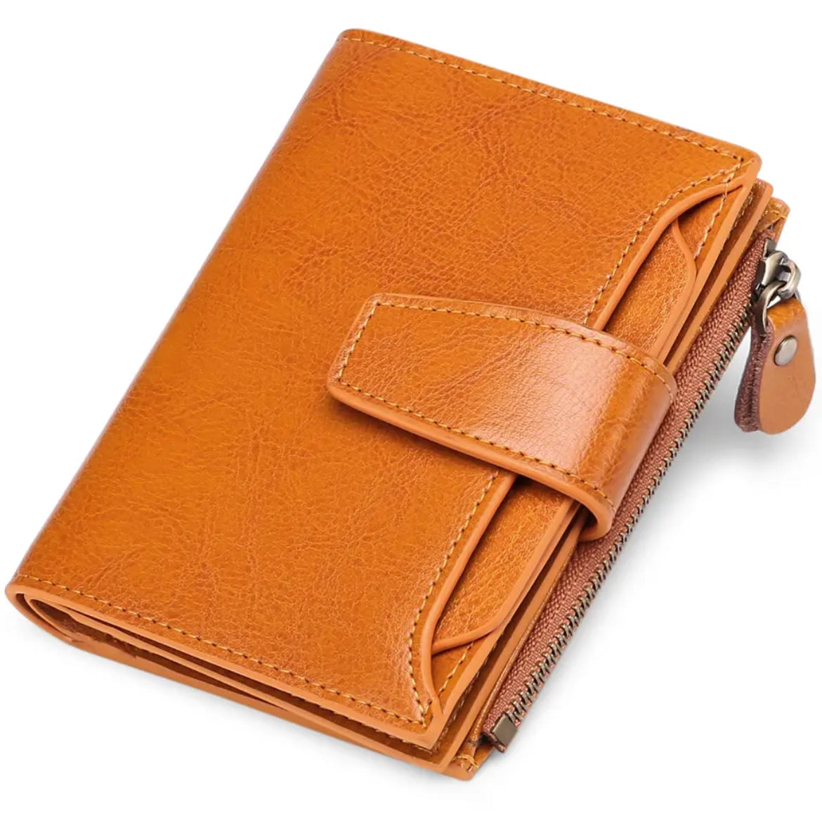 Compact Multi-Functional Leather Wallet – RFID Blocking 16
