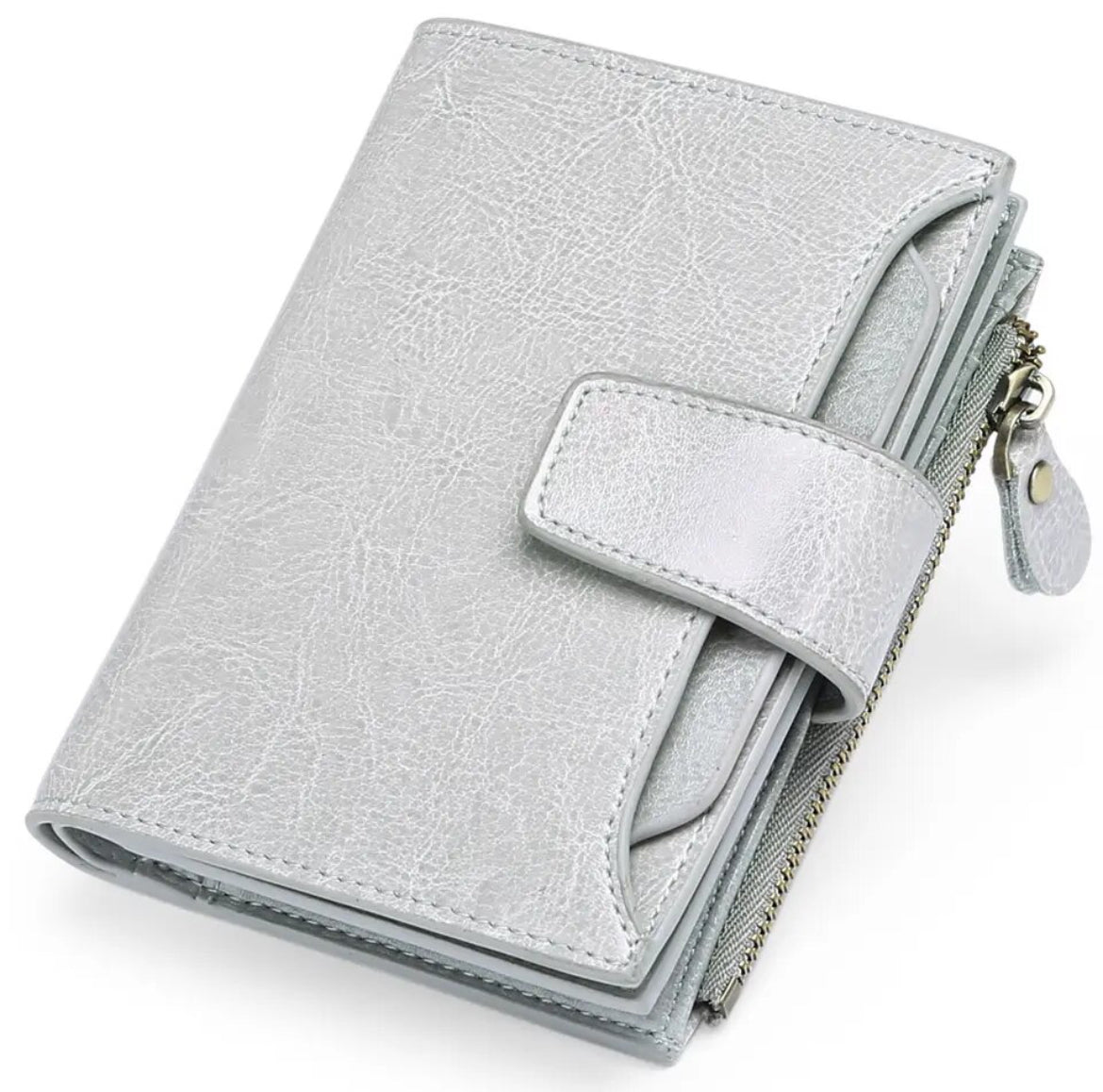 Compact Multi-Functional Leather Wallet – RFID Blocking 18