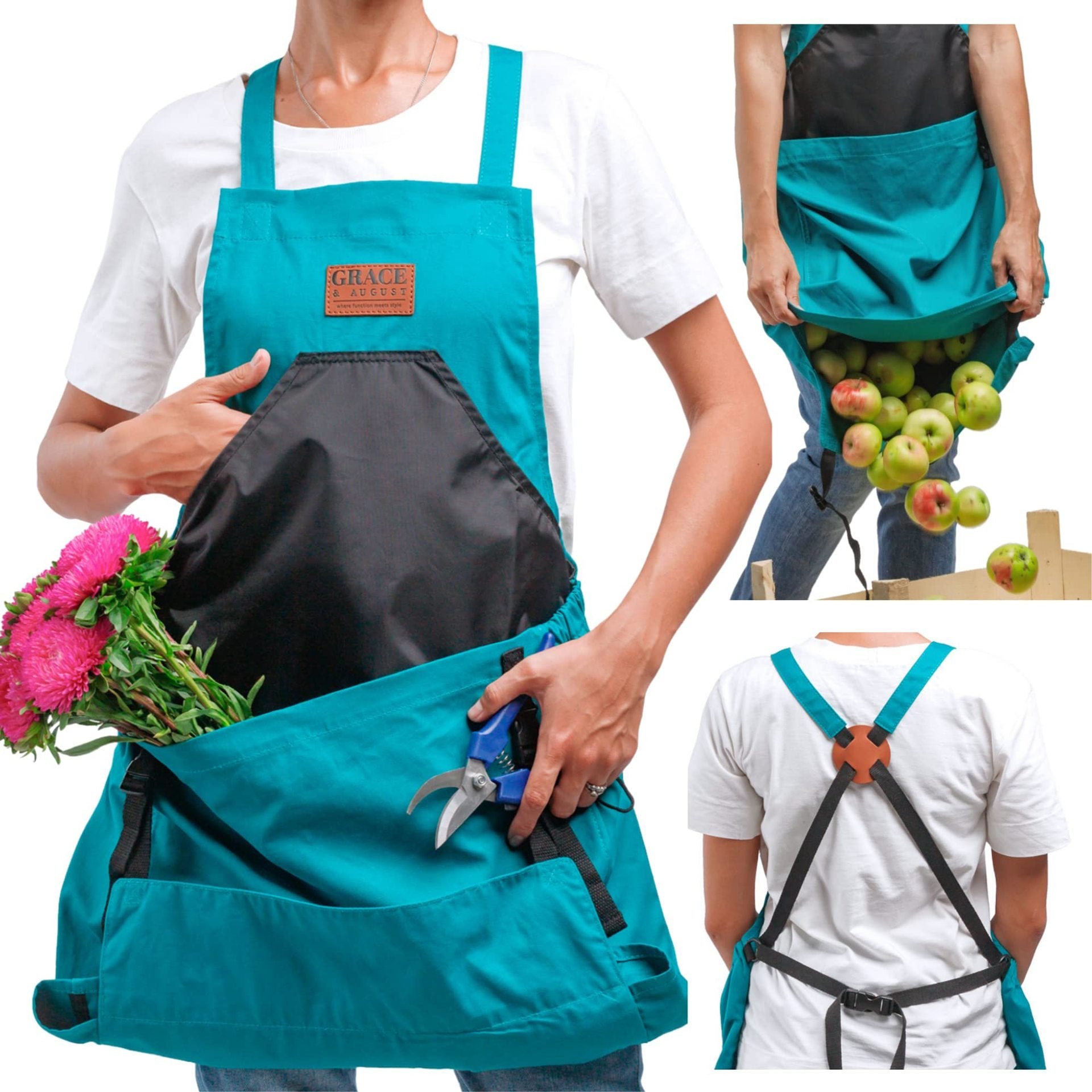 Cross Back Gardening Apron 0