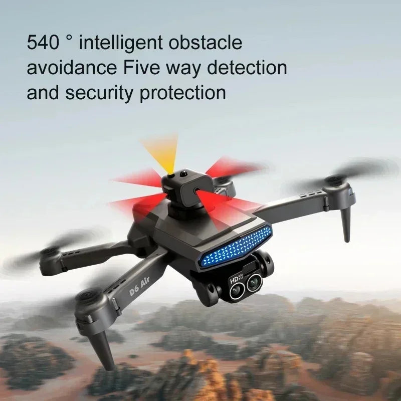 AeroNova Pro Drone 8K med dobbelt kamera, 5-sidet forhindringsundgåelse, børsteløse motorer, foldbar, EIS-stabilisering