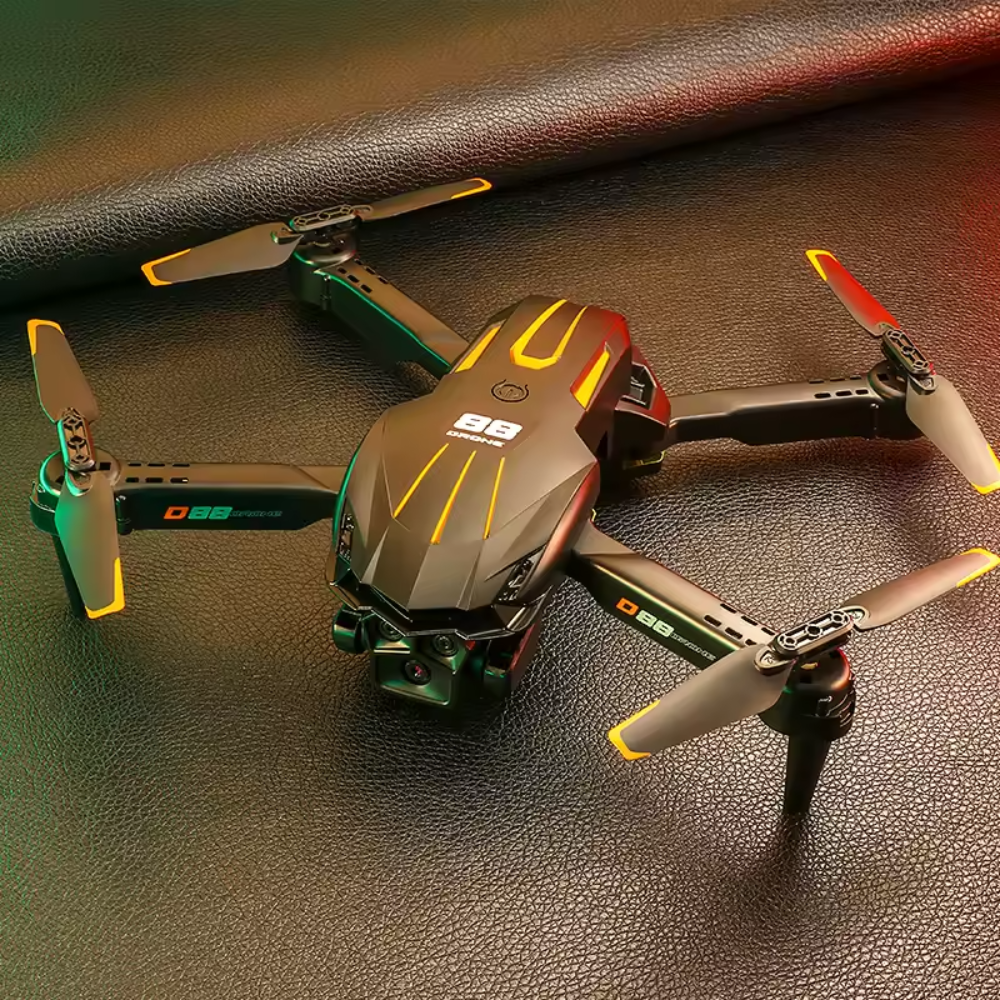NovaFlight tre-kamera UAV-drone med 150 graders justerbar linse og optisk flow, 1000 m rækkevidde, 30 minutters flyvetid