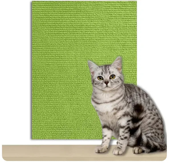 DIYSelf-Adhesive Cat Scratching Mat Trimmable Cat Carpet Cat Scratching Carpet Corner Wall Cat  Scratch Sofa Furniture Protector 6