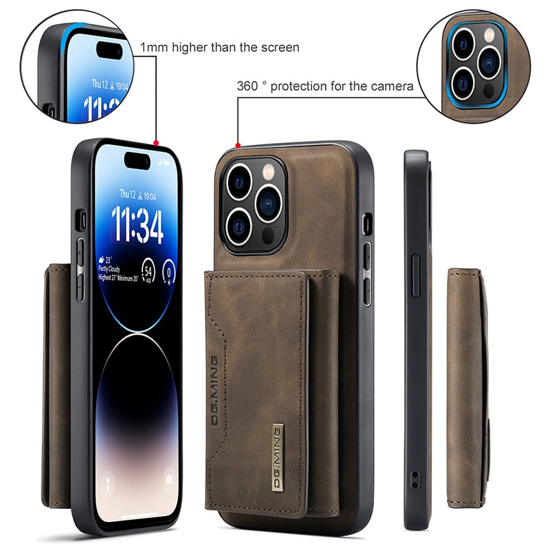 Detachable iPhone Wallet Case with Card Holder - 2-in-1 Cover for iPhone 11 and Newer Models 8
