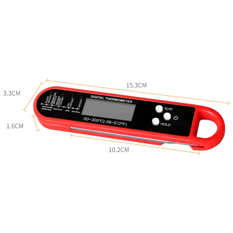 Digital Meat Thermometer for Cooking, Kitchen Food Thermometer for BBQ Grill Smoker Oil Fry Candy Instant Read Thermometer 1