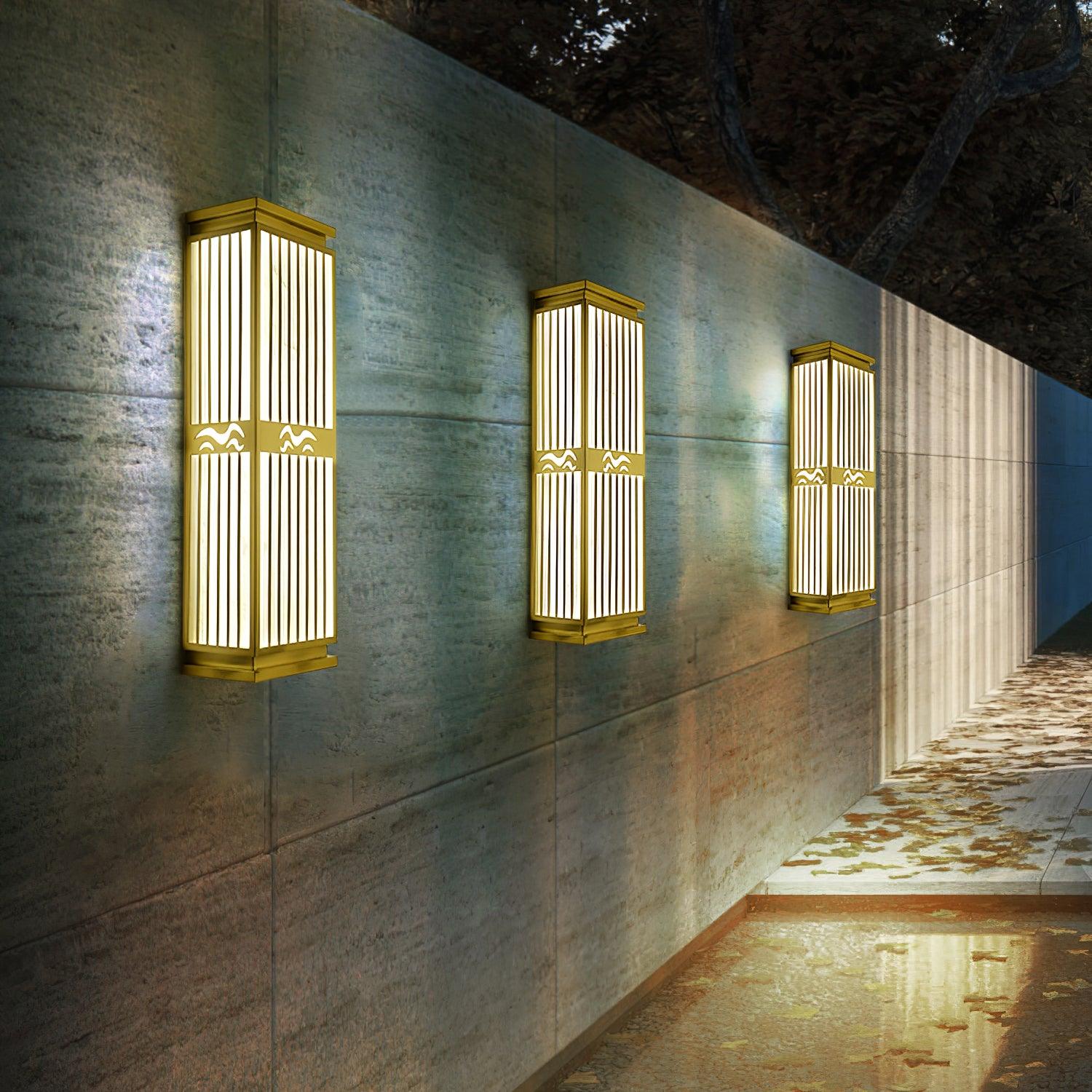 Outdoor Wall Light Waterproof | Modern Outdoor Wall Lantern | Energy-Efficient Exterior Wall Lights | Stylish Garden Light Fixture | Durable Outdoor Lighting - Zardee-5